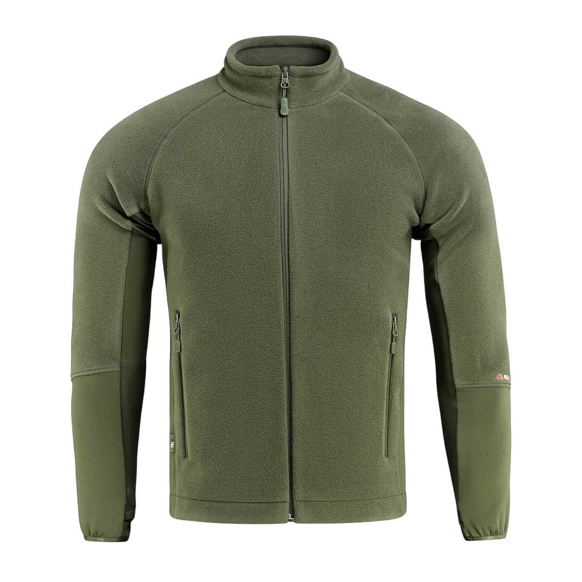 M-Tac Polartec Sport Fleecejakke i olivenfarve, fremstillet af åndbart og isolerende Polartec 200 Series fleece til koldt vejr.