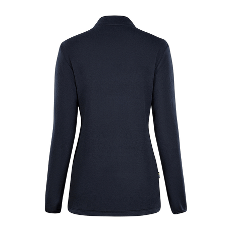 M-Tac Delta Polartec Fleecejakke Dame set bagfra, elegant design i sort, lavet af blødt og varmt Polartec® Micro Series-fleece til kvinder.