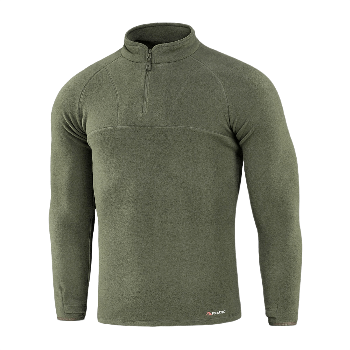 M-Tac Delta Polartec Raglan Jakke i grøn, lavet af Polartec® fleece, ideel til daglig brug og udendørs aktiviteter