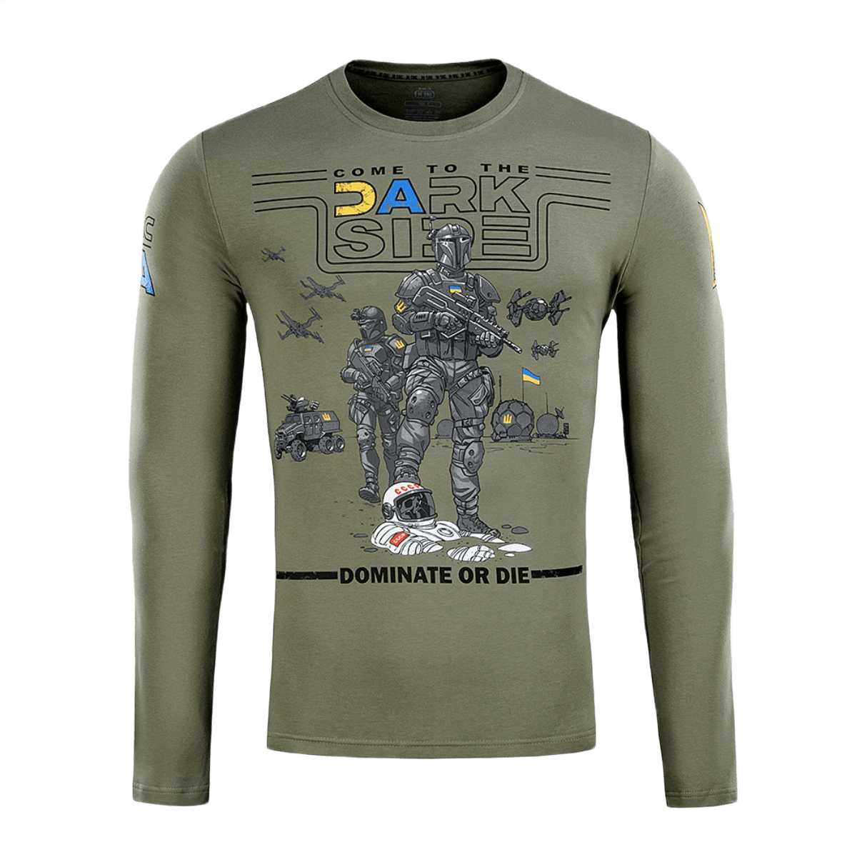 M-Tac T-Shirt UA Side Langærmet med militært design i bomuld og elastan