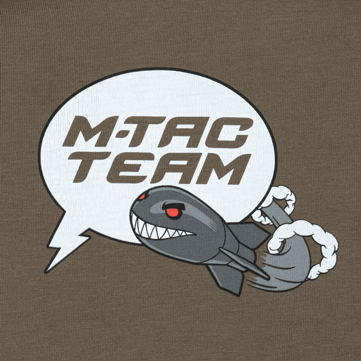 M-Tac T-Shirt Comics Drone Girl med kreativt droneprint i comic-stil og tekst 'M-TAC TEAM'. Hylder ukrainske droneoperatører.