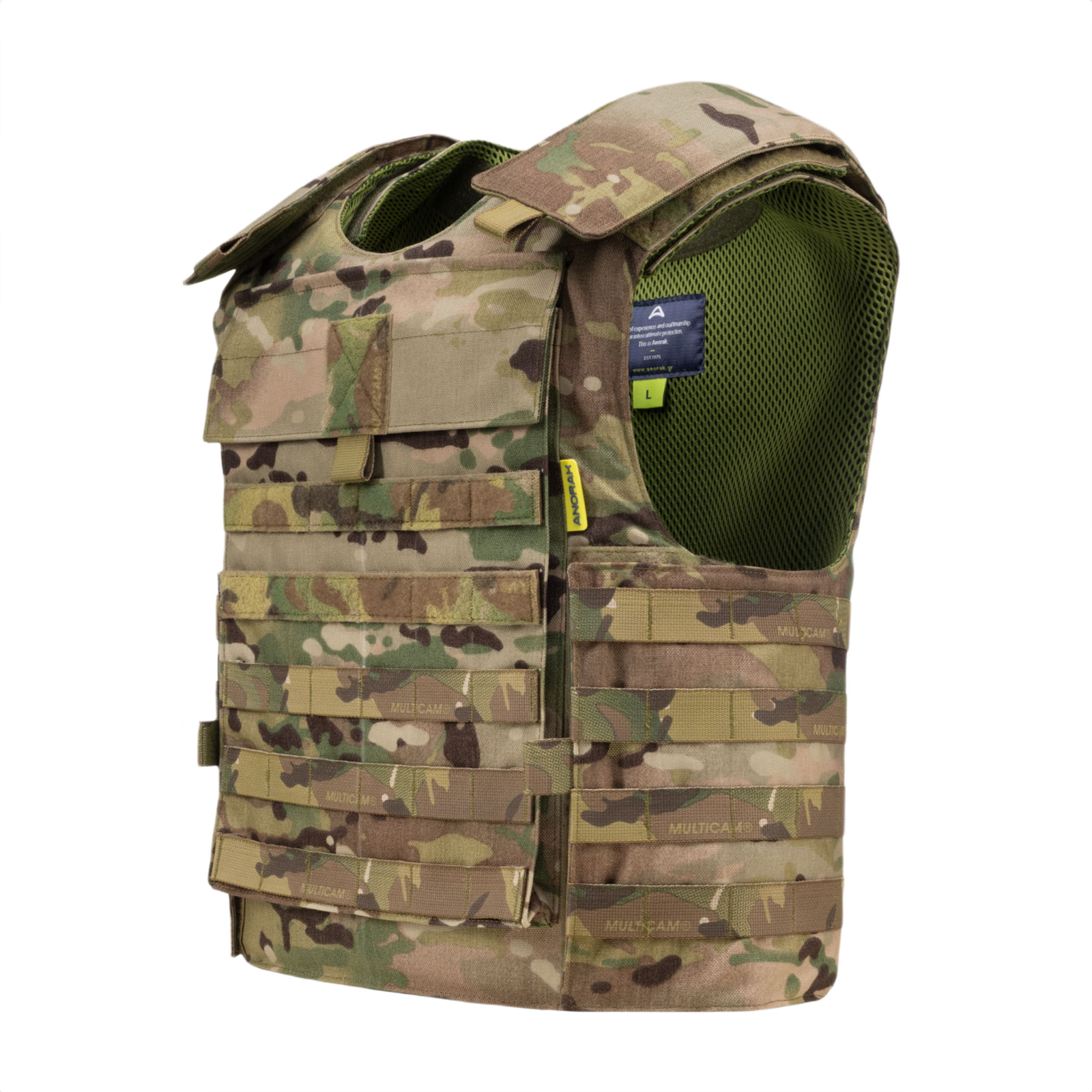 Anorak Titanium® Tactical II – fr.bk.sh. MultiCam® Stik- och Skottsäker Väst