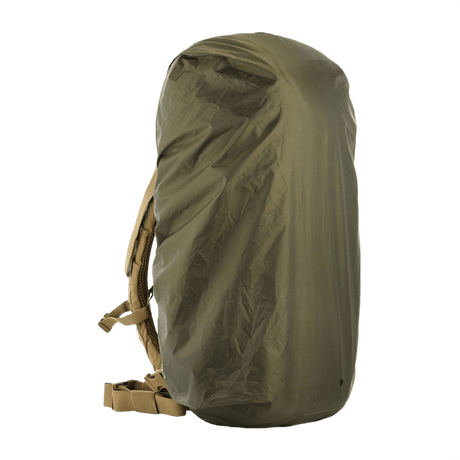 M-Tac ryggsäcksskydd i vattentät nylon, skyddar mot regn och snö, lättviktsdesign för enkel transport, passar ryggsäckar upp till 60 L.