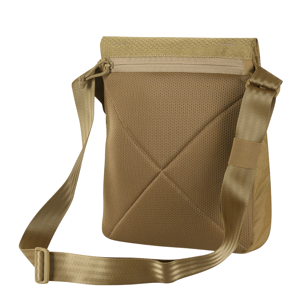 M-Tac Konvert Taske Elite i brun Cordura med justerbar skulderrem, tablet-design, magnetventil lås.