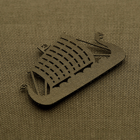 M-Tac Patch Drakkar Laser Cut – drakkar i Cordura 500D med Velcro, passar för uniform eller taktisk utrustning. Laser Cut-teknik.