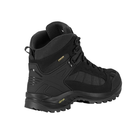 M-Tac Taktiska Demi-Season Stövlar Pro Line med hållbar suede och Cordura, Vibram-sula för grepp och stabilitet i svart design.