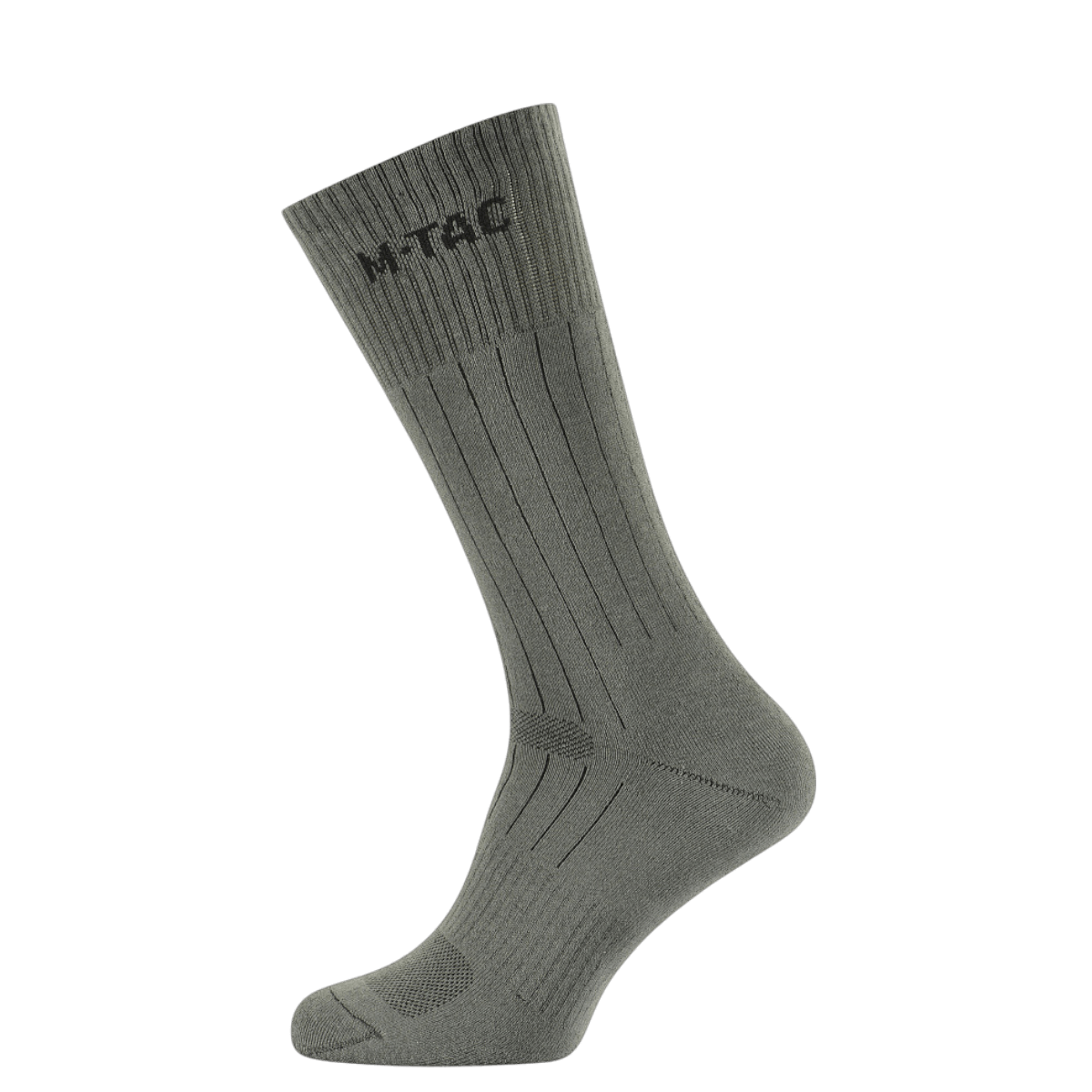 Taktiske M-Tac Sokker Tactical Army i grå farve, designet til komfort og holdbarhed til mænd, perfekt til hverdagsbrug og udendørs aktiviteter.