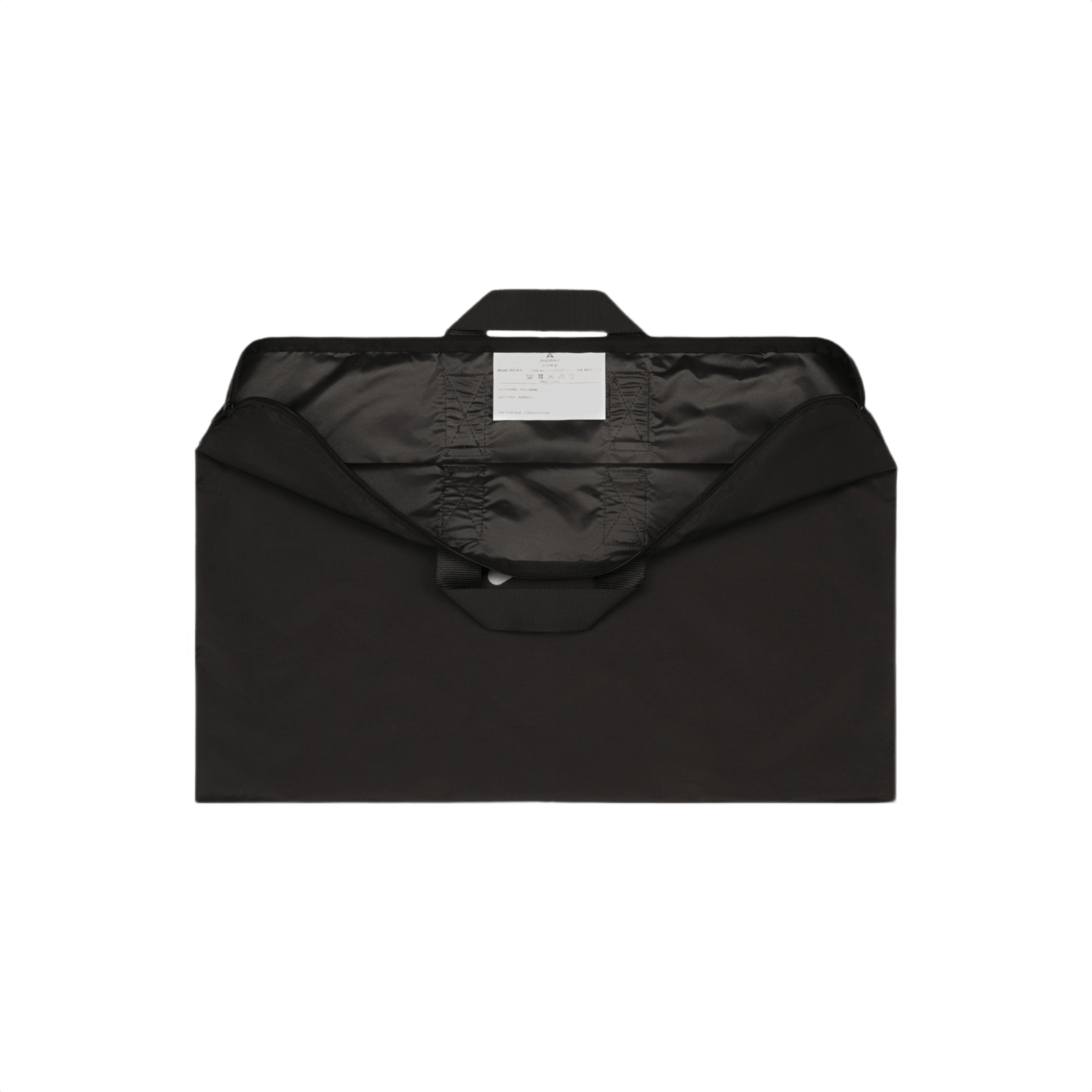 Anorak BACB V Taske i vandtæt nylon med stor åbning og to polyesterhåndtag, ideel til sikker transport af EFMTB II.