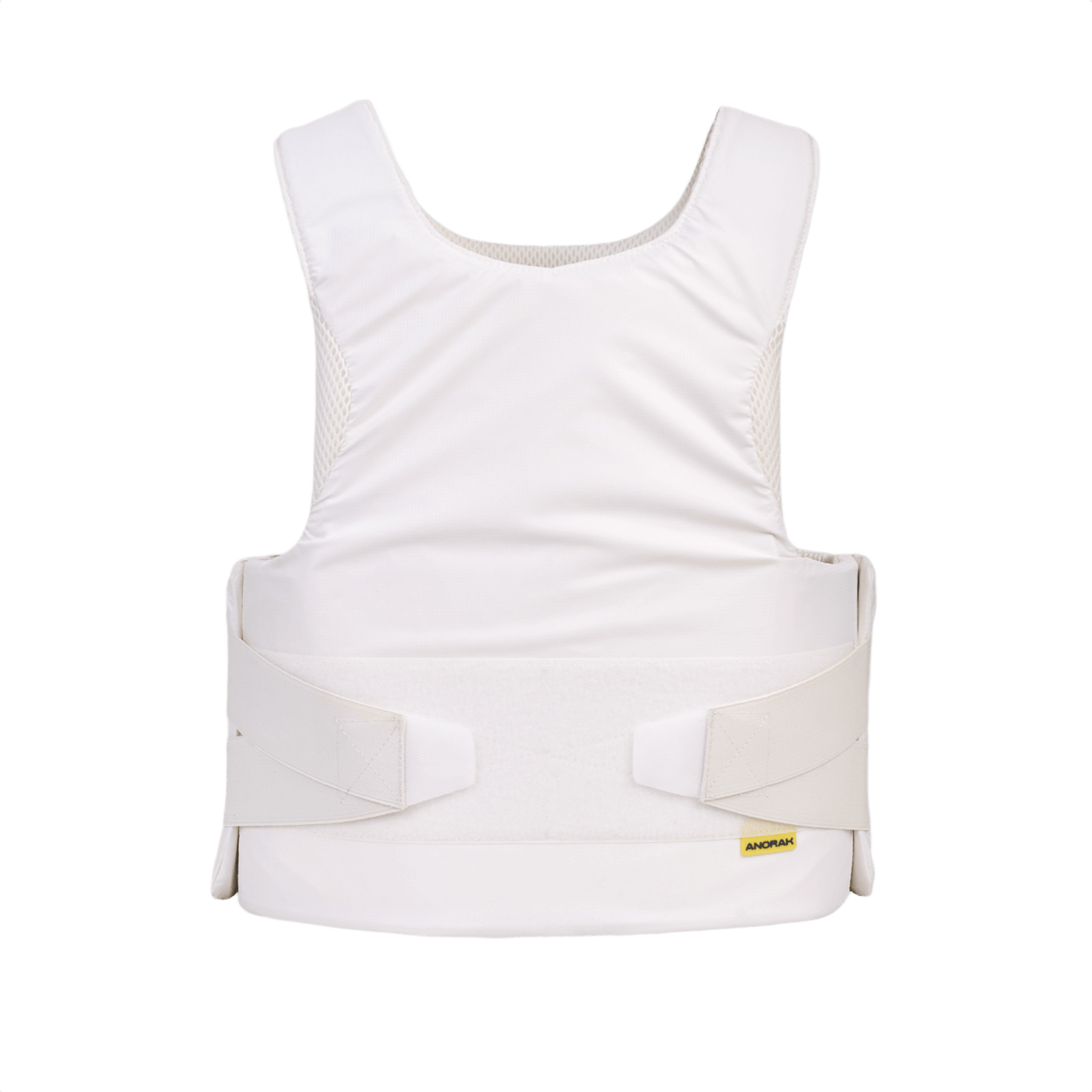 Anorak Concealable III Cover i hvid, designet til at bære skjult under tøjet med RIP-STOP Dry Comfort XT® og SPACER Coolmax® technology.