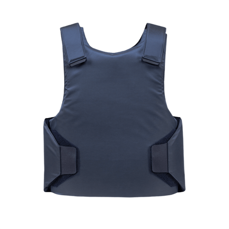 Anorak Concealable IV Cover vest i blå rip-stop materiale for diskret og komfortabel beskyttelse.