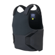 Anorak Rhodium® Concealable I Stik & Skudsikker Vest med NIJ Level IIIA-beskyttelse, sort, set bagfra.