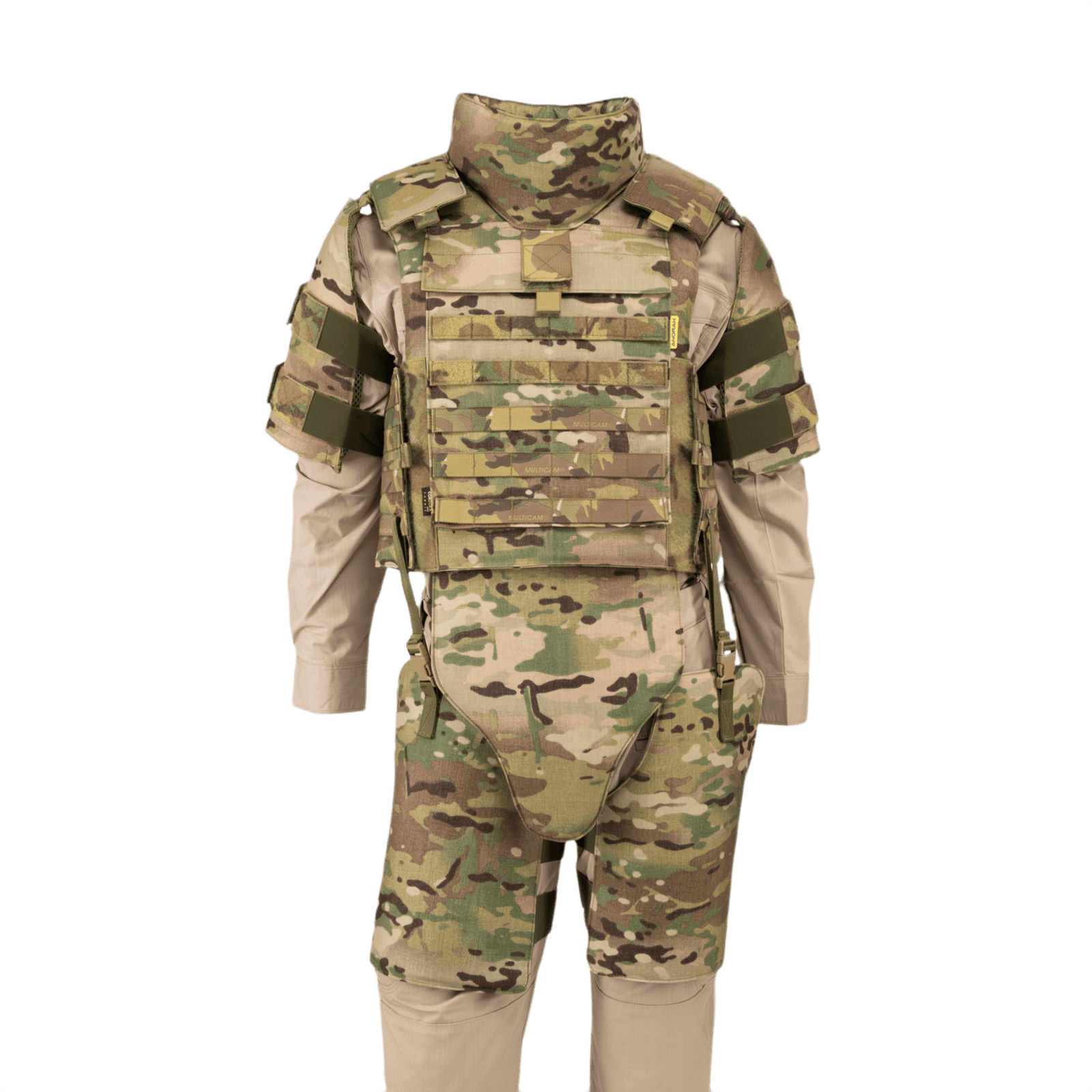 Anorak Chromium® Tactical II – full set MultiCam® blød kropsbeskyttelsesvest, NIJ IIIA standard, MultiCam-camouflage design