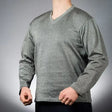 EA Snitsikker Sweatshirt m. V-hals - Restsalg i galleri position 1 med NIJ-certificeret snitsikkert materiale til professionel kropsbeskyttelse.