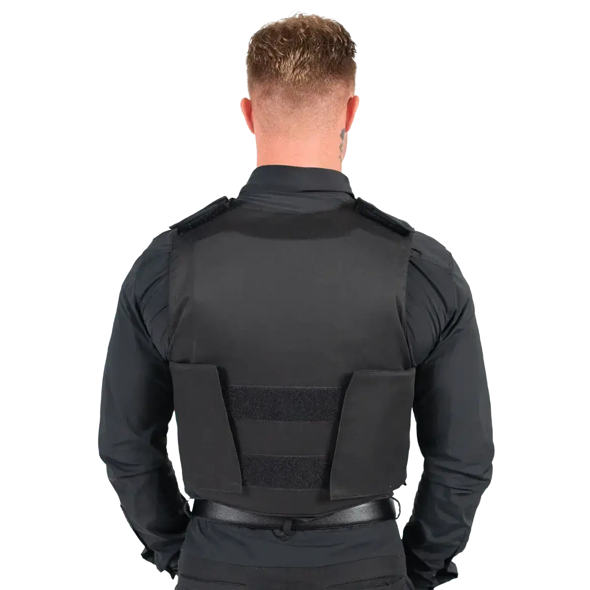 EA VIP løst cover sort i galleri position 1 med slidstærkt materiale til NIJ-certificeret stik- og skudsikker beskyttelsesvest.