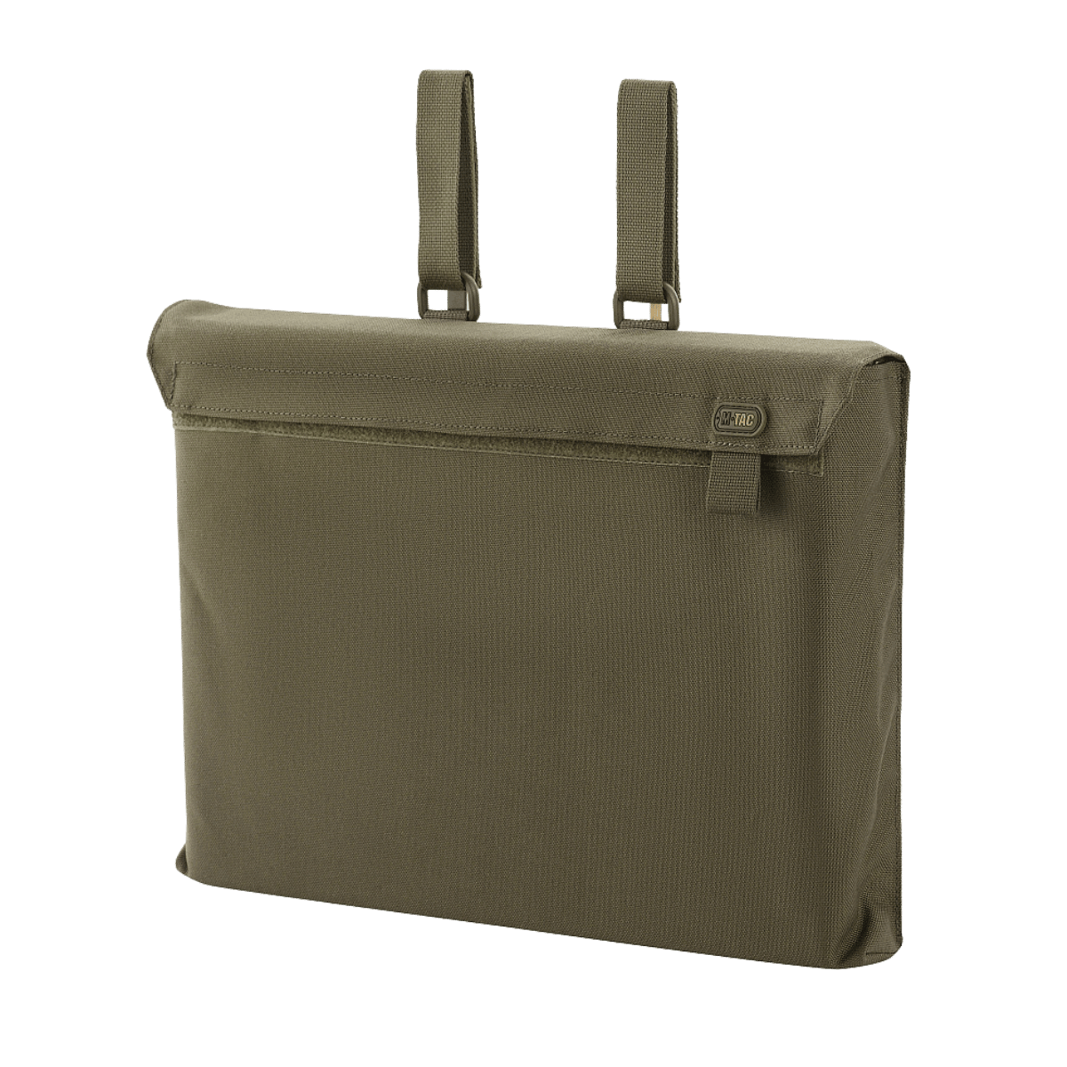M-Tac taske til Bundeswehr liggeunderlag i olivengrøn med MOLLE-monteringsstropper.