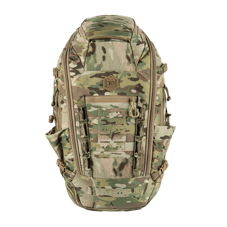 M-Tac Ryggsäck Gen. III Elite – Small i multicam Cordura 500D/1000D med modulärt MOLLE-system, slitstarkt material, visad i galleri position 1.