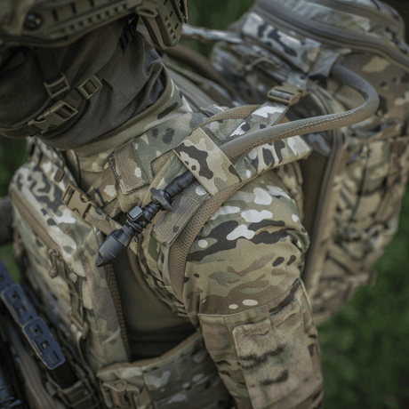 M-Tac Ryggsäck Gen. III Elite – Small i multicam Cordura 500D/1000D med modulärt MOLLE-system och ergonomisk design, visad i galleri position 1.