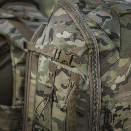 M-Tac Ryggsäck Gen. III Elite – Small i multicam Cordura 500D/1000D med modulärt MOLLE-system och slitstarkt material, visad i galleri position 1.