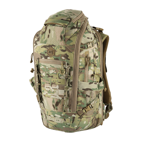 M-Tac Ryggsäck Gen. III Elite – Small i multicam Cordura 500D/1000D med modulärt MOLLE-system och ergonomisk design, visad i galleri position 1.