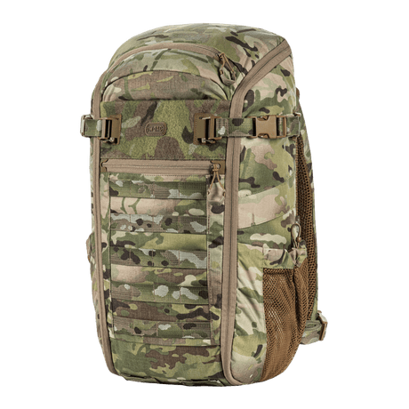 M-Tac Rygsäck Gen. II Elite – Small med camouflage, slitstarkt material, koffertöppning och elastiska mesh-sidofickor, galleri position 1.