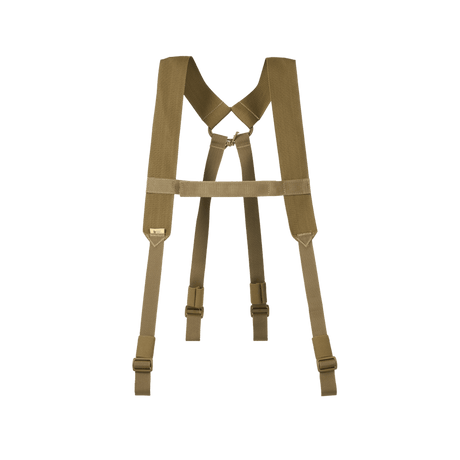 M-Tac skulderremmar för taktiskt bälte Elite i tät MIL-SPEC-webbing med justerbara remmar, designad för ökad bärkomfort, galleri position 1.