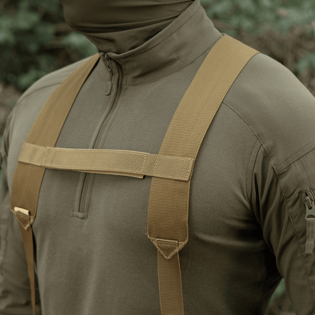 M-Tac skulderremmar för taktiskt bälte Elite i kraftig MIL-SPEC-webbing med justerbar längd och robust design, galleri position 1.