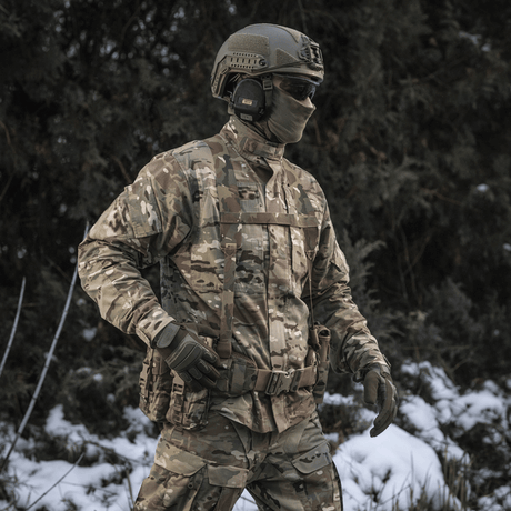 M-Tac skulderremmar för taktiskt bälte Elite i camouflage med tät MIL-SPEC-webbing och NIJ-certifiering, galleri position 1.