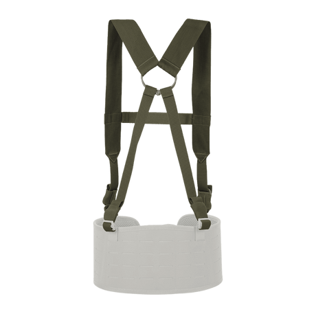 M-Tac skulderremmar för taktiskt bälte Elite i olive drab med justerbara remmar och tät MIL-SPEC-webbing, galleri position 1.