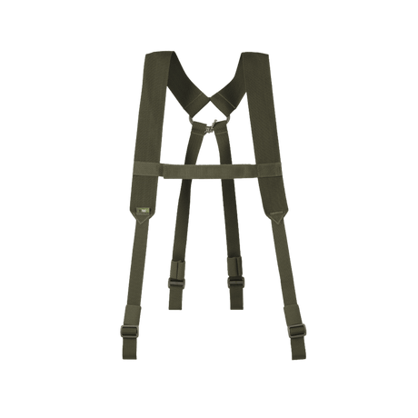M-Tac skulderremmar för taktiskt bälte Elite i olive drab med justerbara remmar och tät MIL-SPEC-webbing, galleri position 1.