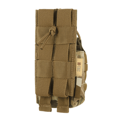 M-Tac Radio Pouch Motorola 4400/4800 i robust multicam-nylon med öppen PTT-åtkomst och NIJ-certifiering, galleri position 1.