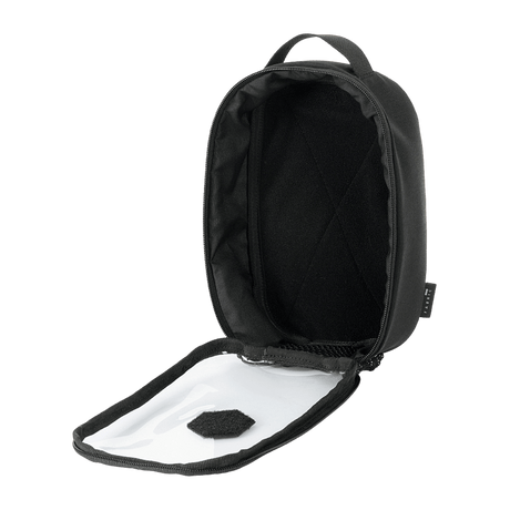 M-Tac Utility Organizer Transparent Elite Small Gen. II i svart med genomskinligt lock, slitstarkt material och NIJ-certifiering, galleri position 1.