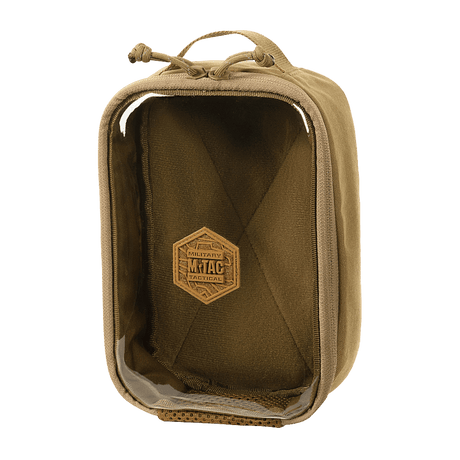 M-Tac Utility Organizer Transparent Elite Small Gen. II i multicam med slitstarkt material, genomskinligt frontpanel och NIJ-certifiering, galleri position 1.