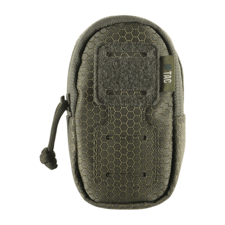 M-Tac PC Utility Taske Elite Hex i olivgrön med hexagonalt mönster, MOLLE-kompatibel och hållbart material, galleri position 1.