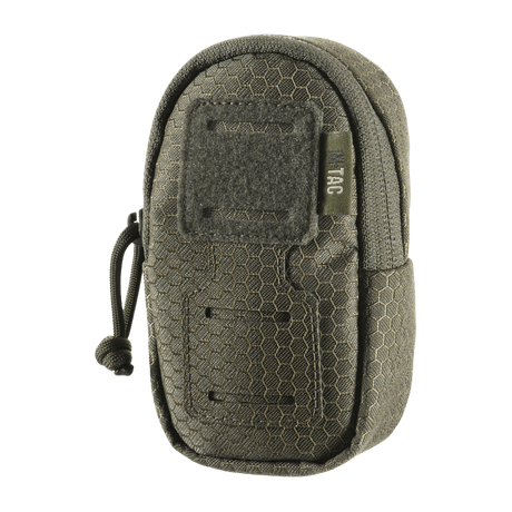M-Tac PC Utility Taske Elite Hex i olivgrön med hexagonalt mönster, robust material och MOLLE-kompatibelt tillbehör, galleri position 1.