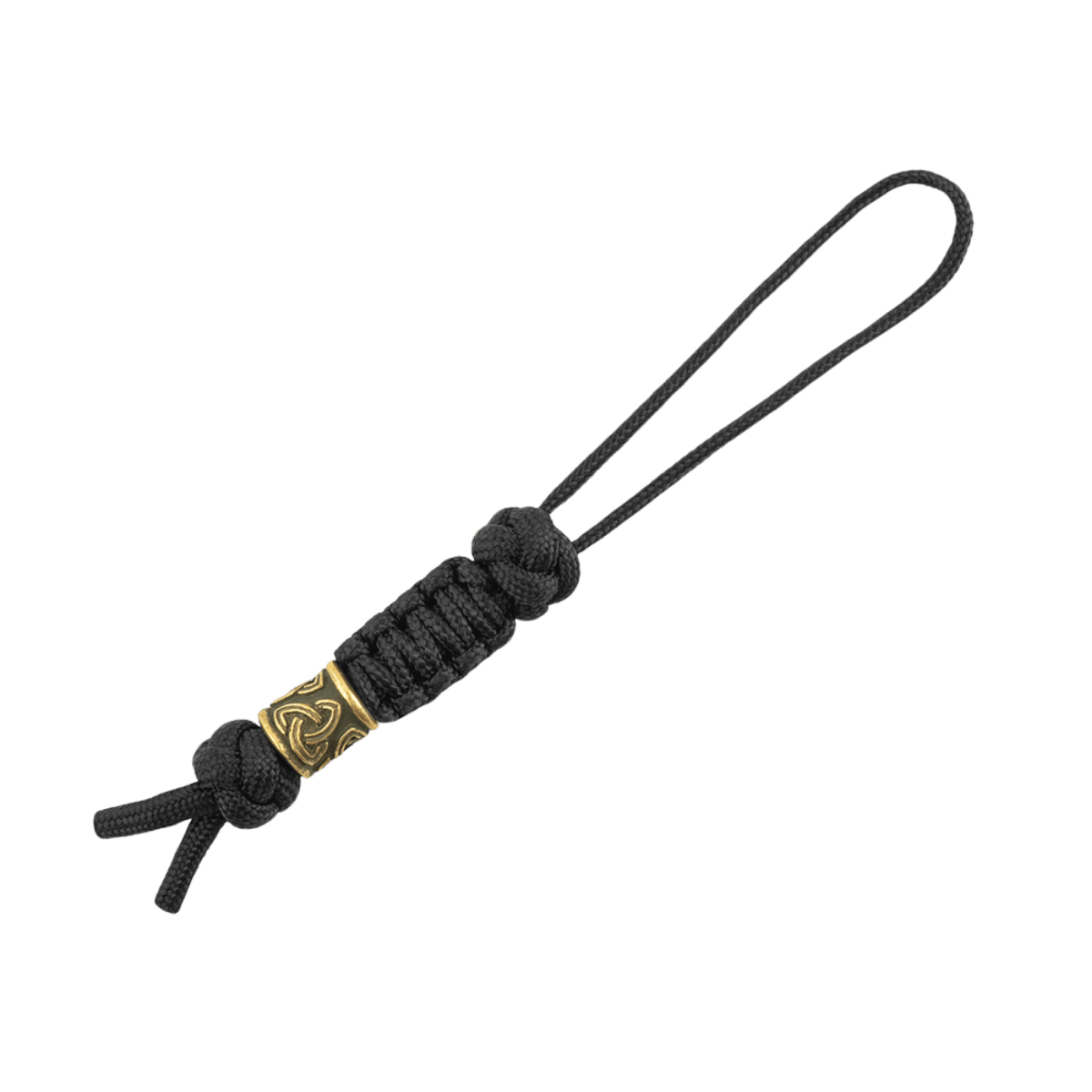 M-Tac Lanyard Skandinavisk Small Triquetra med flettet paracord og dekorativ perle i nordisk design.