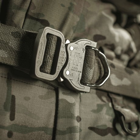 M-Tac taktiskt krigsbälte Tiger D-Ring Cobra med slitstarkt Cordura® 500D-material för modern soldatutrustning.