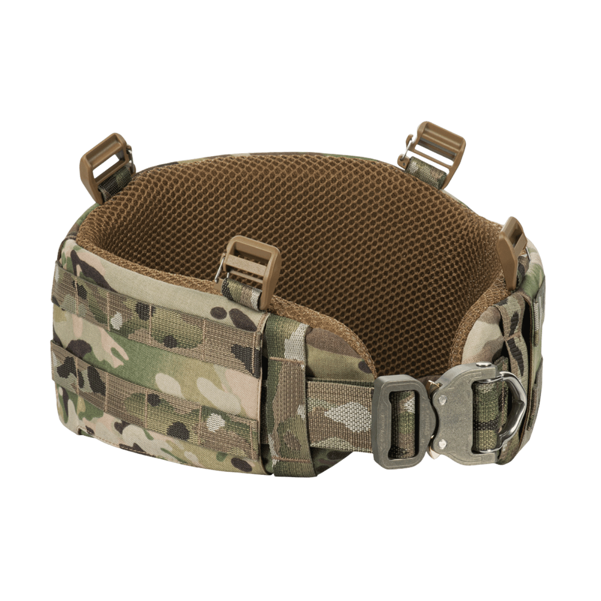 M-Tac Krigsbælte ARMOR Tegris D-Ring Cobra i Multicam design, et solidt taktisk bælte til specialstyrker og professionelle opgaver.