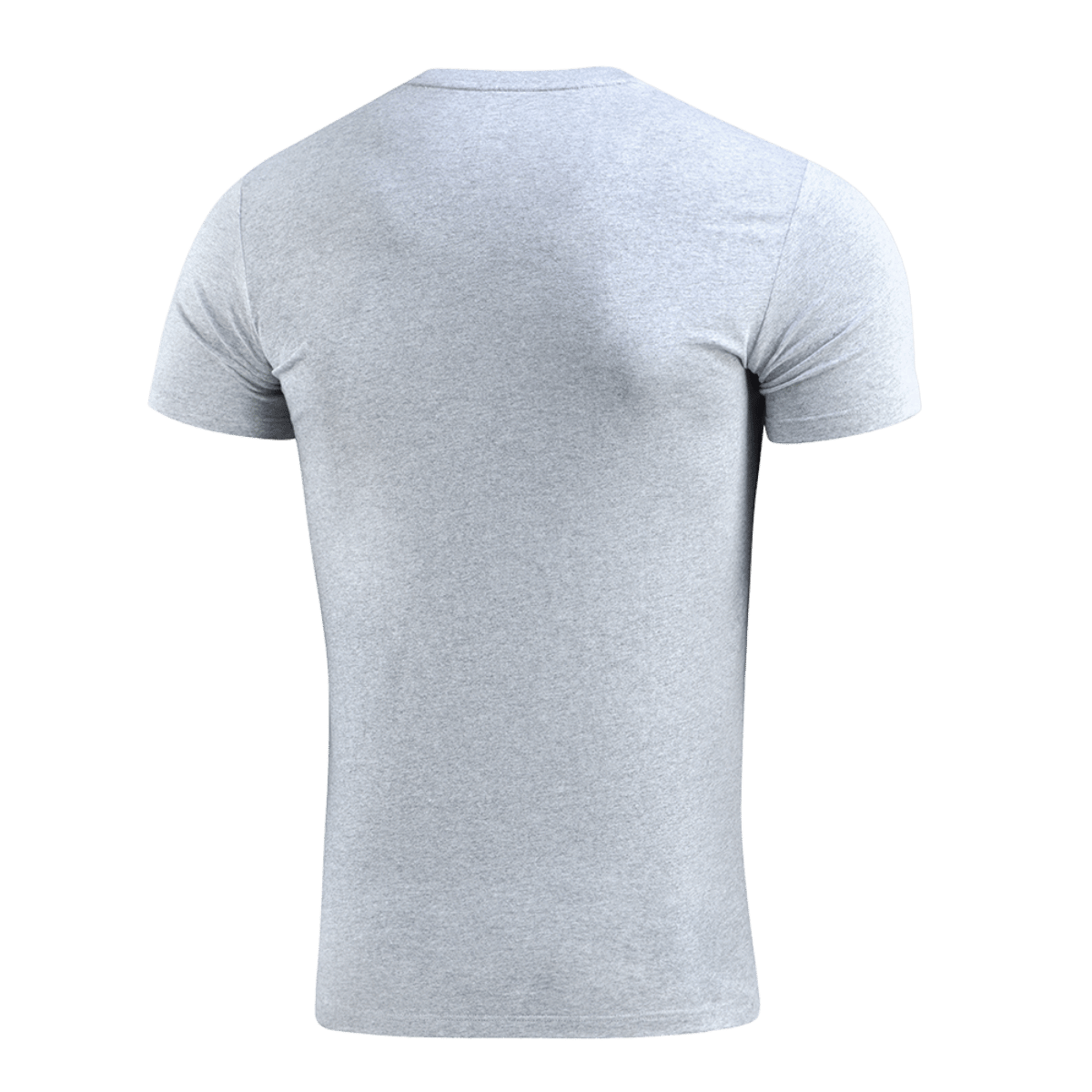 M-Tac T-Shirt 93/7 Summer i grå farve set bagfra, ideel til sommer med anatomisk pasform og moderne look.