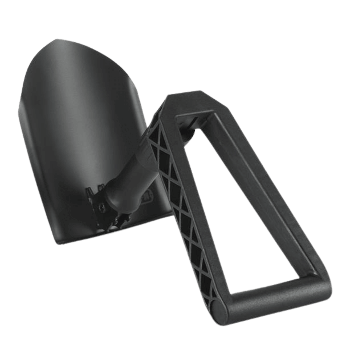 M-Tac Sammenklappelig Skovl med Etui, praktisk foldbar skovl til camping, outdoor, jagt og militær brug, nem at transportere og opbevare.