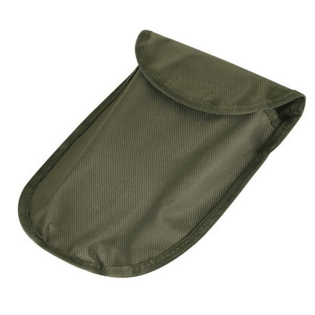 M-Tac hopfällbar spade med fodral - grönt fodral till spaden, praktiskt för camping, outdoor, jakt eller militärt bruk.