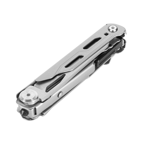 M-Tac Type 3 Foldekniv (5-i-1) Rostfritt stål med kompakt design och fem praktiska verktyg, idealisk för EDC-kit och daglig användning.