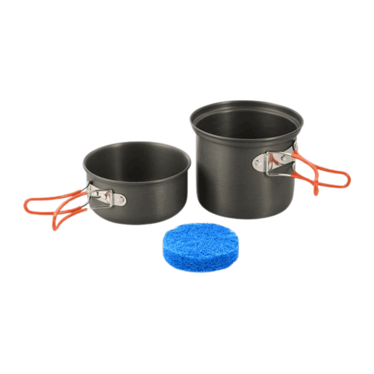 M-Tac Individuel Gryde med foldbare håndtag, anodiseret aluminium, letvægtsdesign ideel til camping og friluftsliv.