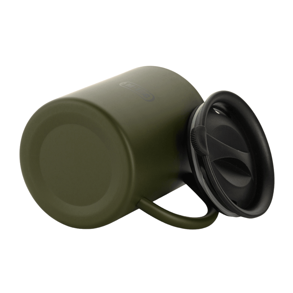 M-Tac Termokrus 400 ml – Rustfrit Stål med vakuumteknologi og låg med drikkehuller til outdoor, jagt og militærbrug.