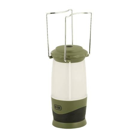 M-Tac Outdoorlampa Mat - klassisk LED-belysning i gammaldags design med mjölkvit ljusdiffuser, lämpad för camping, jakt och fiske.