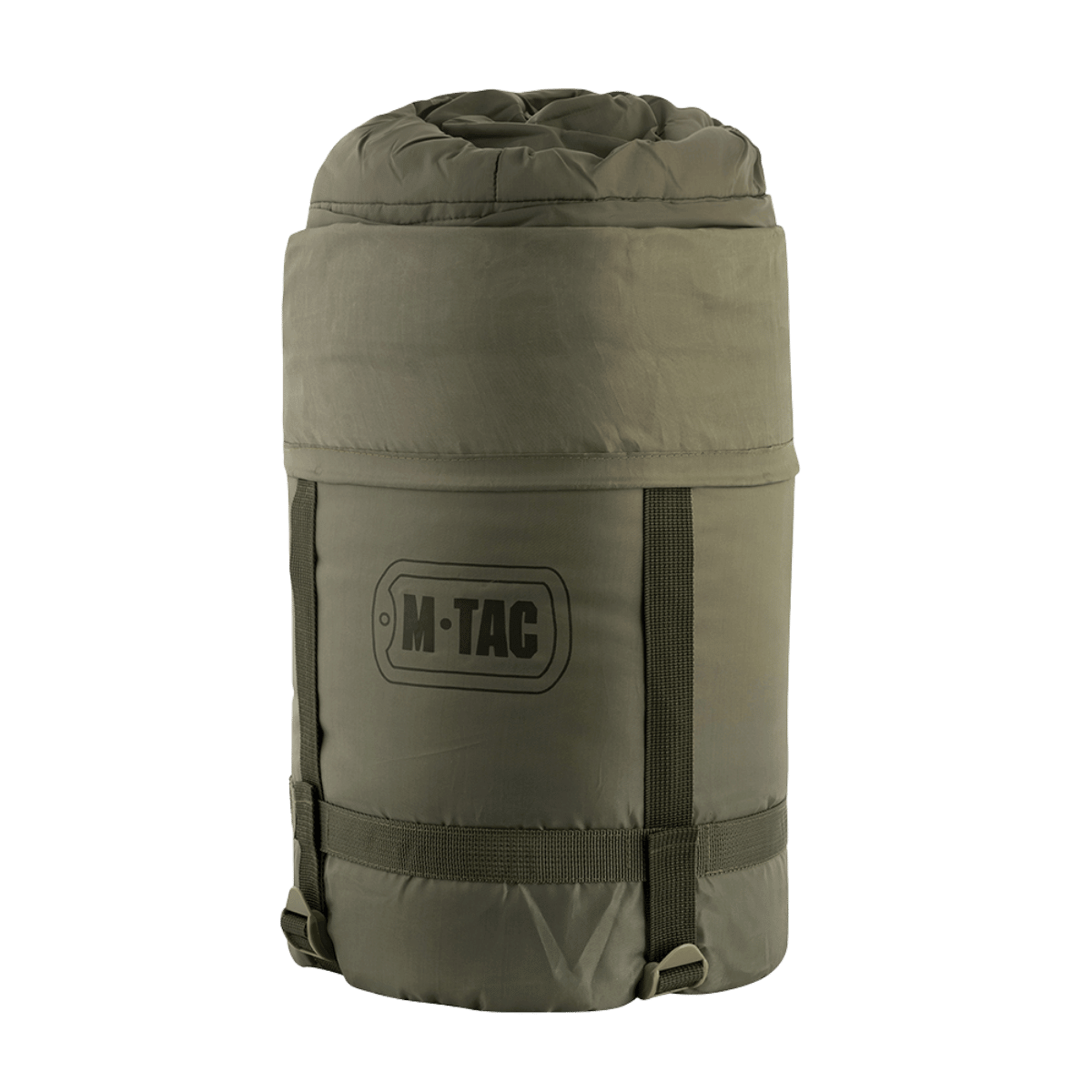 M-Tac Sovepose med Kompressionspose til camping, designet til komfort og beskyttelse, nem transport og temperaturer mellem -5 °C og +5 °C.