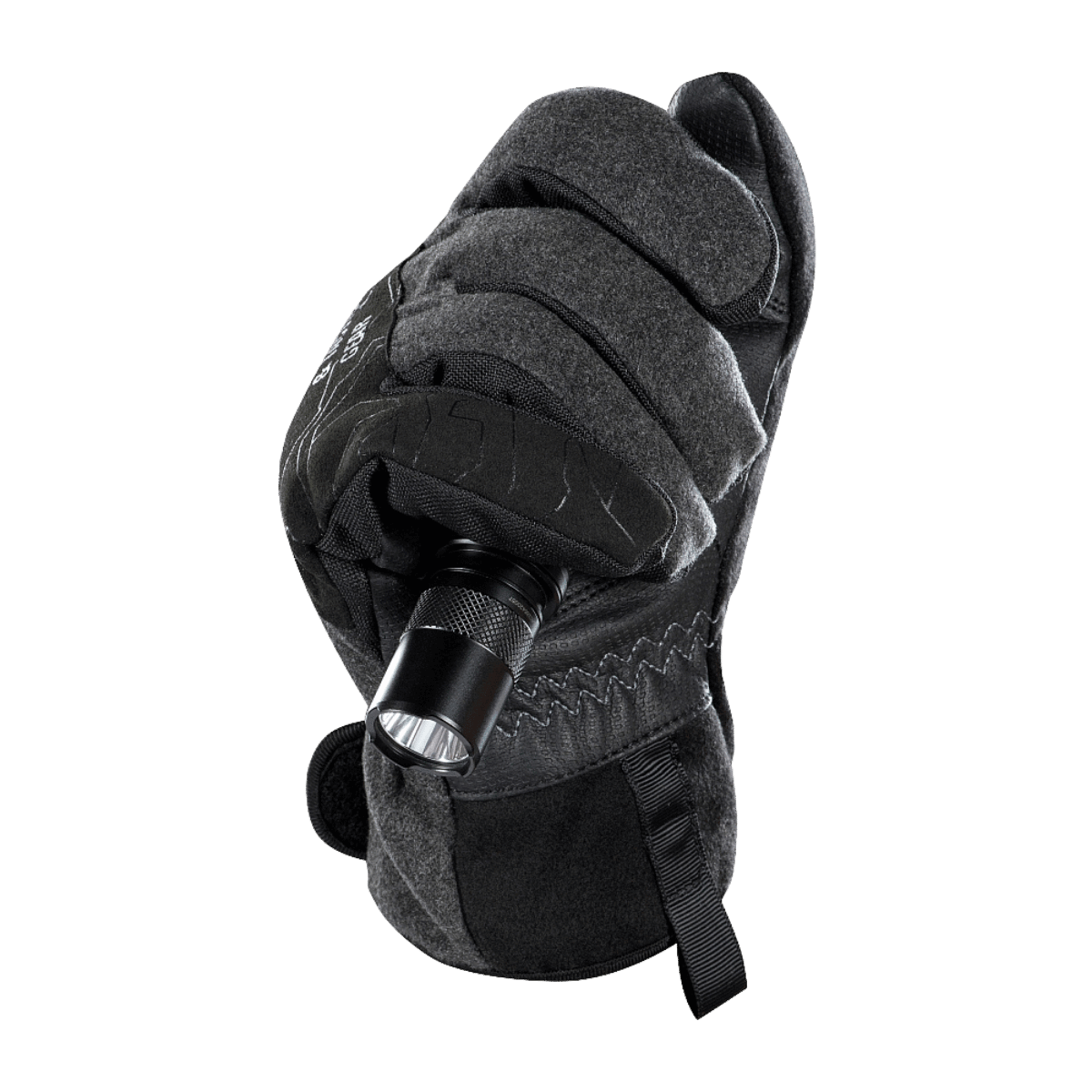 M-Tac Vinterhandsker Extreme Tactical med vandafvisende gummibelagte håndflader sikrer pålideligt greb, perfekt til hårde vinterforhold.