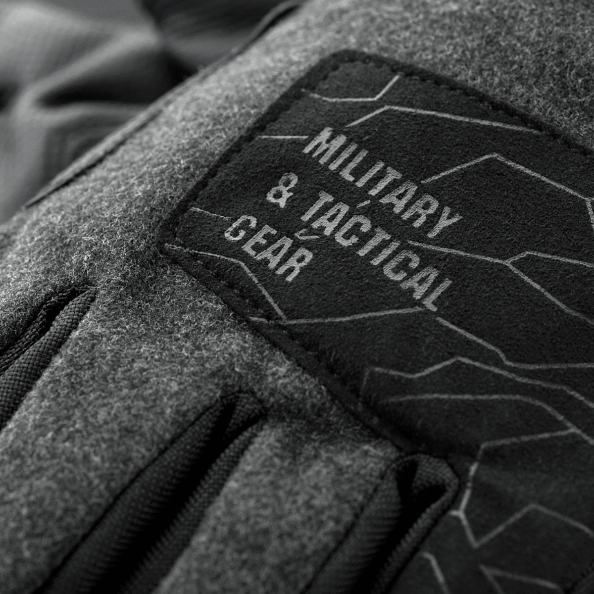 Detaljebillede af M-Tac Vinterhandsker Extreme Tactical med militær- og taktisk geardesign.