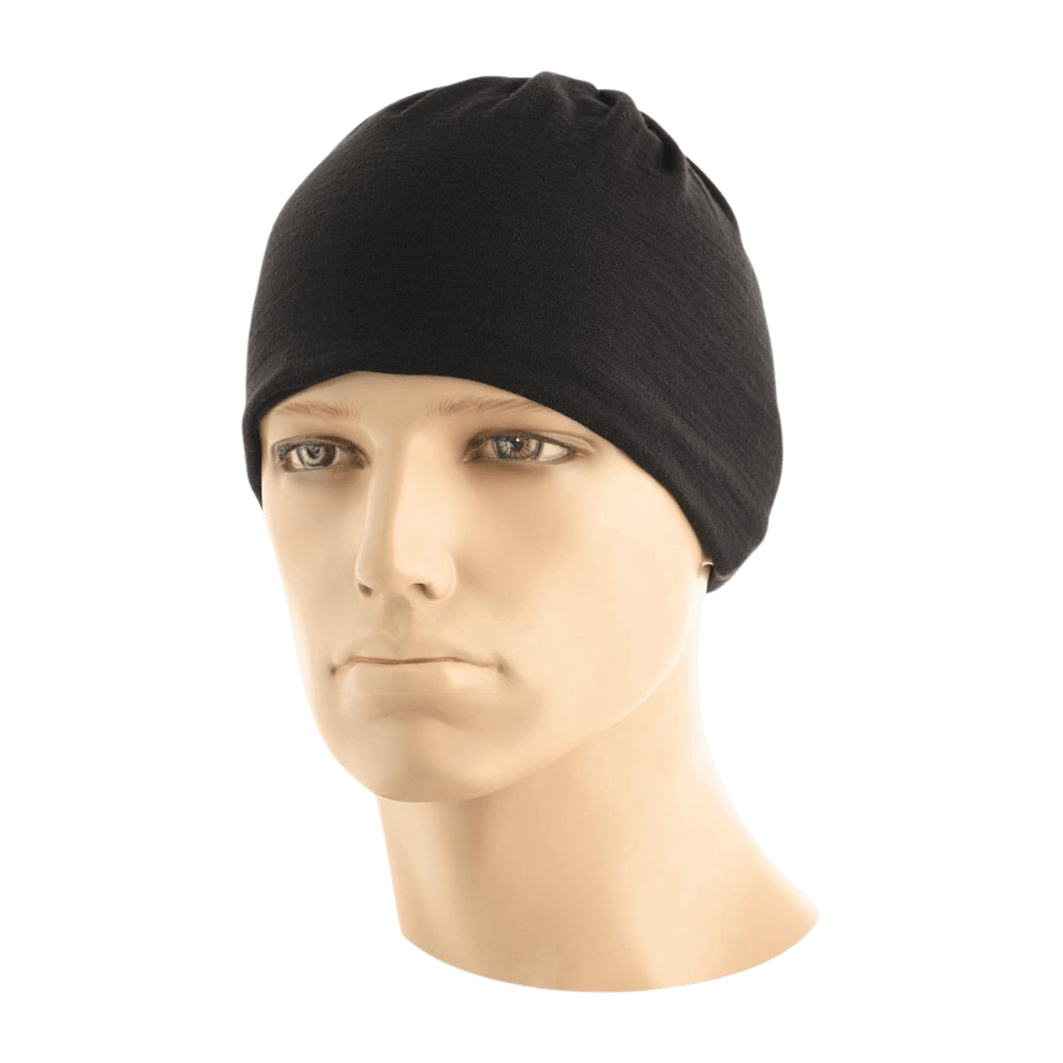 M-Tac Tubehalstørklæde i Merinould som hue på mannequin against a white background