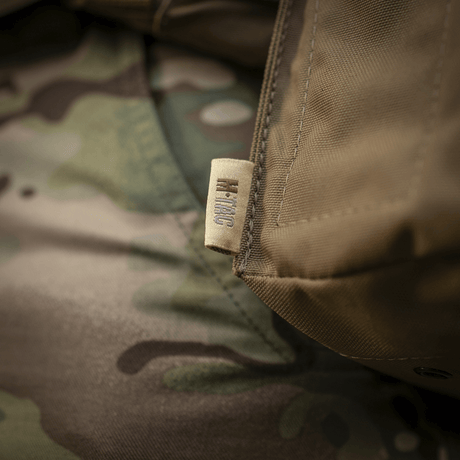 M-Tac Pouch til M249 Cartridge Box Closed i Cordura 500D, monterad på kamouflagemönster