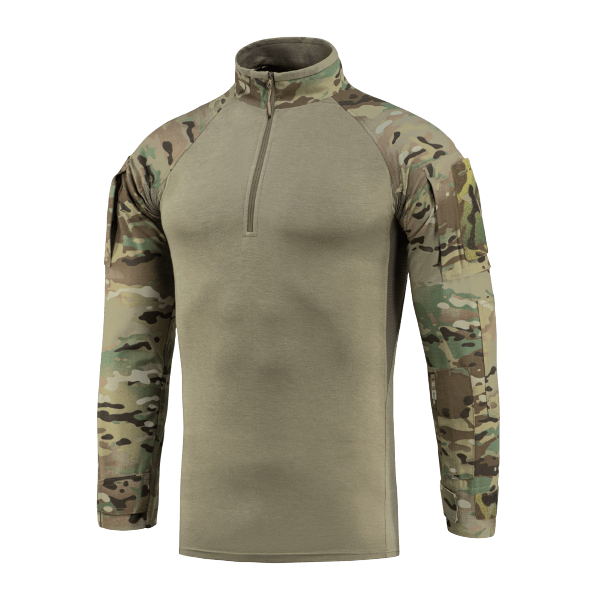 M-Tac Combat Shirt Gen.II Pro NYCO Extreme designet til sommerbrug med komfort og slidstyrke, camouflageærmer, forsidebillede.